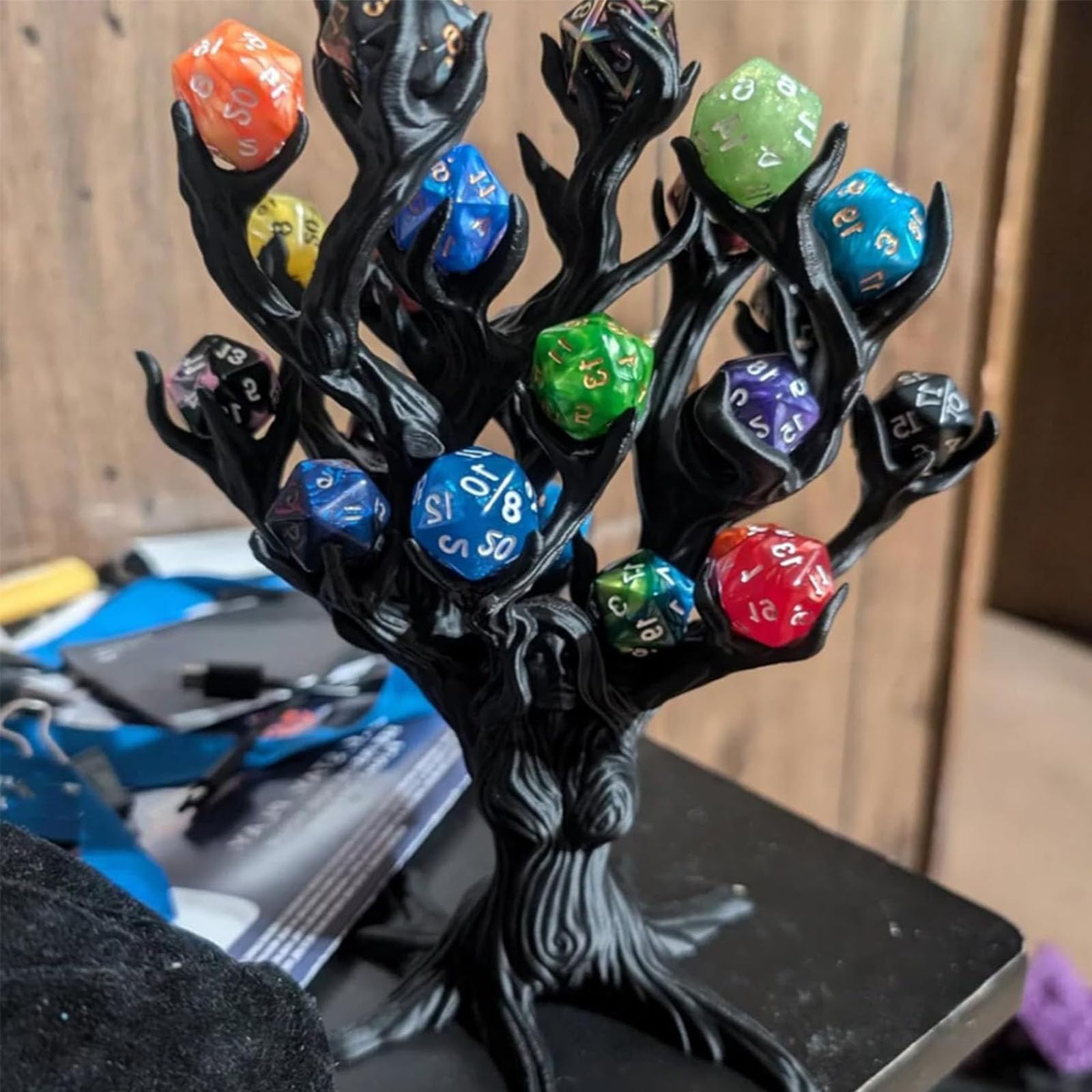 Dice Holder Tree Goddess, Tree Goddess Dice Tray, 3D Printed Dice